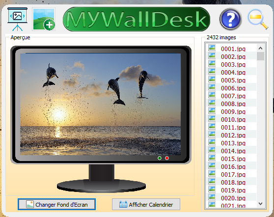 Capture d'écran MyWallDesk
